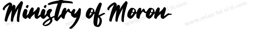 Ministry of Moron字体转换